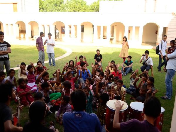 Children enjoyed the music and dance