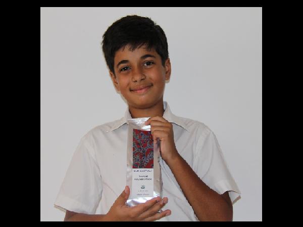 Rohan with the coffee pack