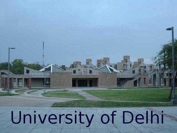 Faculty of Law, University of Delhi, Delhi