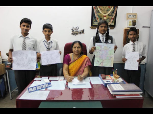 Drawing Competition at MES High School