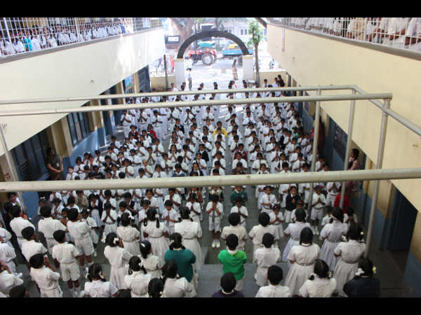 Students in assembly