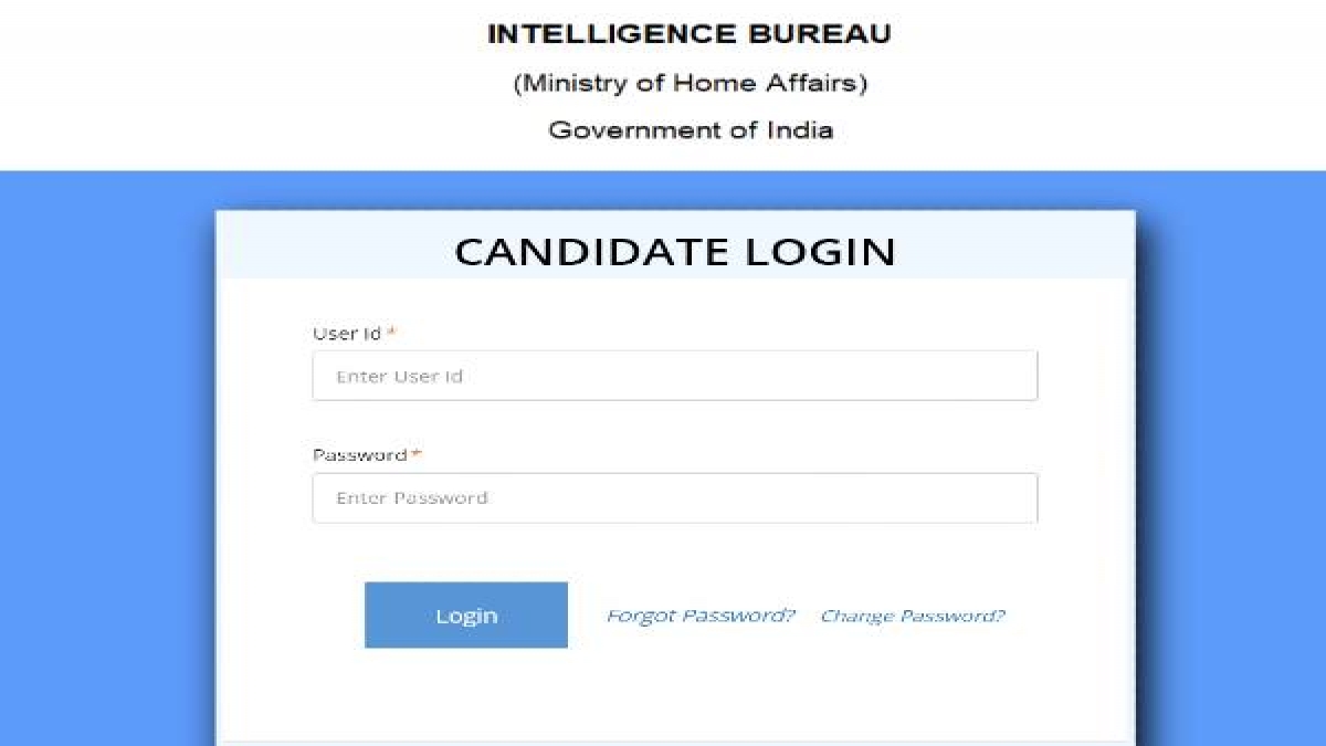 Intelligence Bureau Recruitment 2021 For 527 ACIO Junior Intelligence