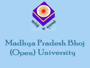 Image result for MP Bhoj Open University logo