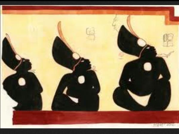 Paintings On Walls Of Delhi University