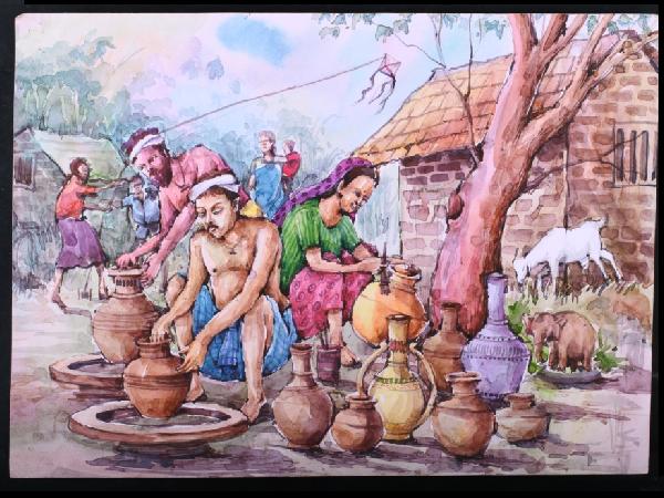 Painting form kerala student