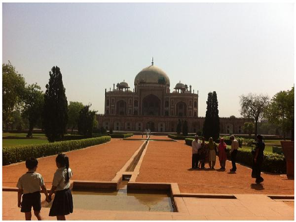 Students of Grades 3-6 went on a Heritage Walk to Humayun's Tomb