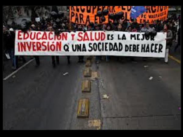 Students Protest on Demand of Free education
