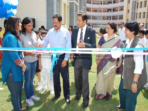 Mr Chandu Borde & Mr. Chetan Chauhan in inauguration ceremony of Chandu Borde Global Cricket Academy