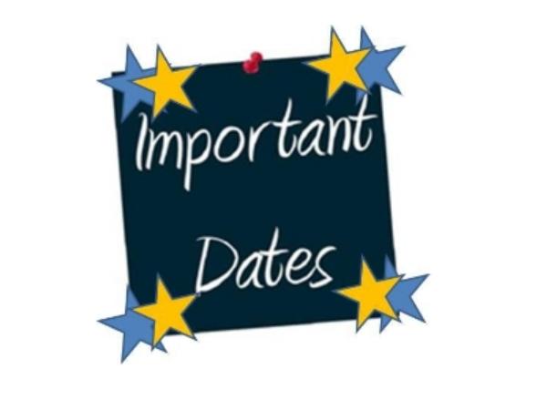 Important Dates