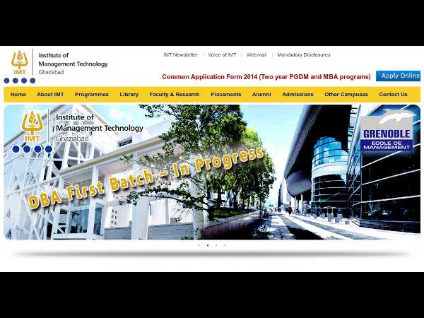 MBA & PGDM programme admission at IMT MBA & PGDM programme admission at IMT