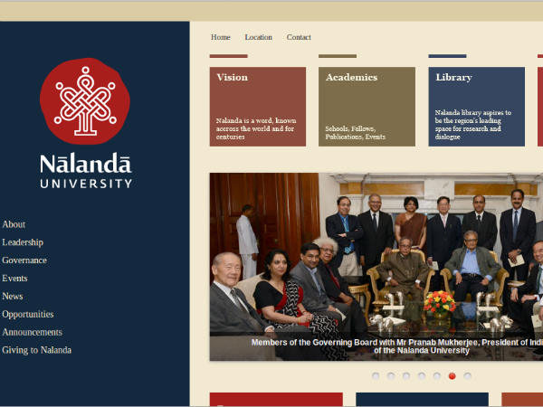 Nalanda university now in Rajgir Nalanda university now in Rajgir