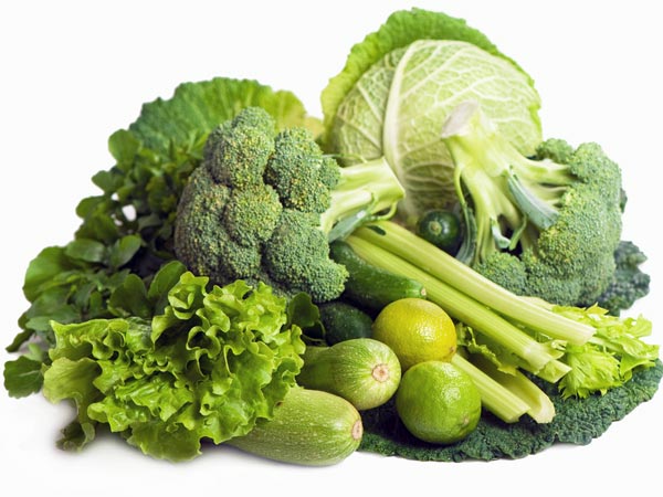 Green leafy vegetables