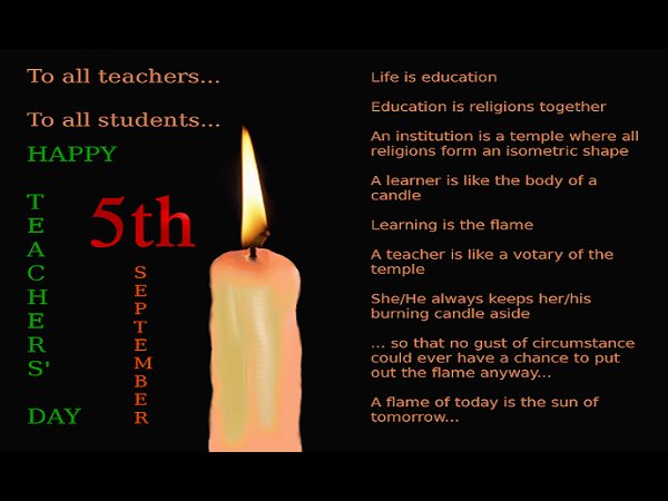 Happy Teacher's Day - Quotes
