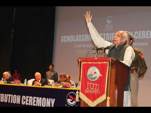 The Governor speaking at the occasion