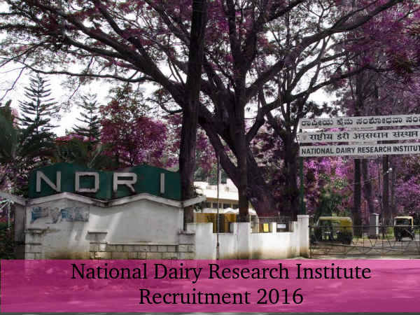 NDRI Recruits 56 Technician & Technical Asst Posts NDRI Recruits 56 Technician & Technical Asst Posts