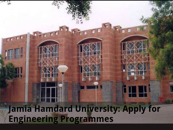 Jamia Hamdard Univ Opens Admissions Jamia Hamdard Univ Opens Admissions