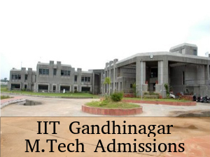 IIT Gandhinagar Work and Study MTech