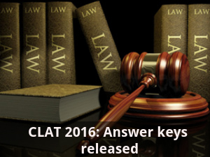 CLAT 2016: Answer keys released CLAT 2016: Answer keys released