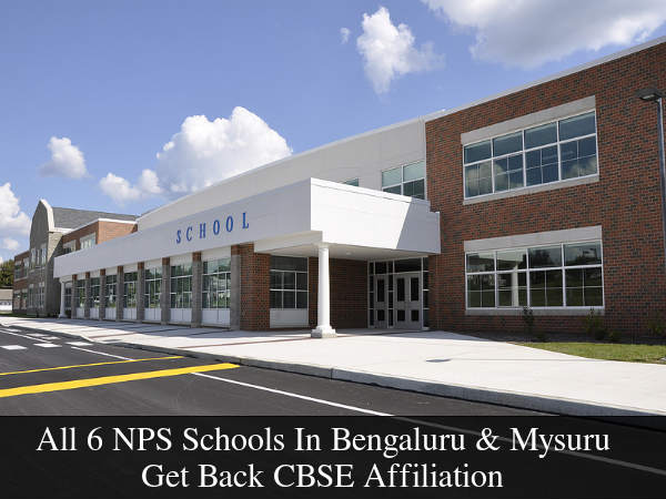 All 6 NPS Schools Get Back CBSE Affiliation All 6 NPS Schools Get Back CBSE Affiliation