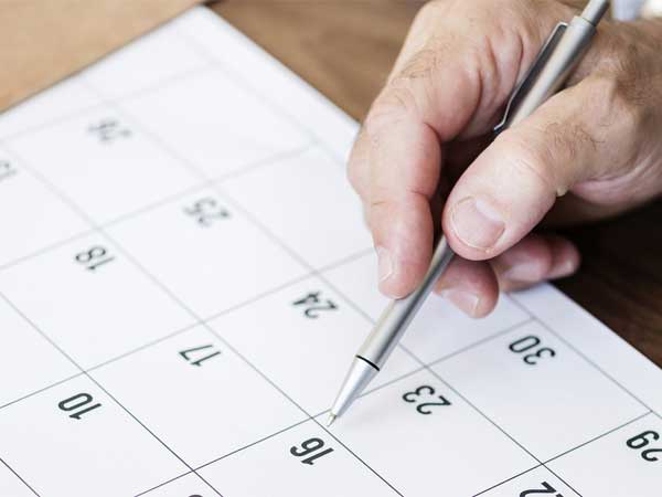 1. Stick To Your Schedule