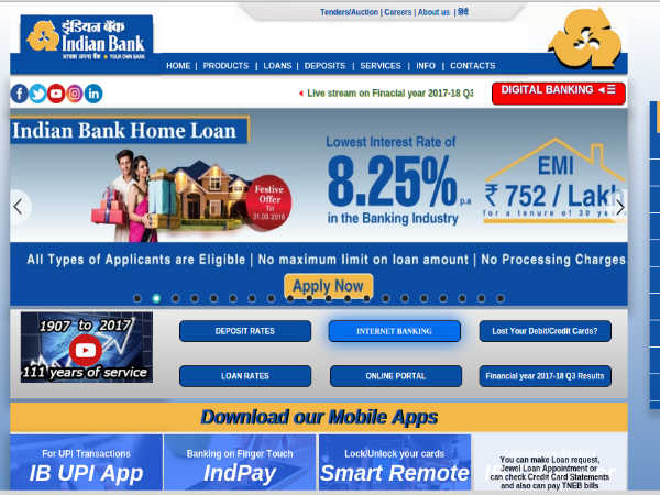 Indian Bank Recruitment 2018