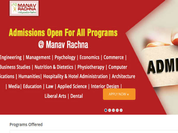 Manav Rachna University Admissions Manav Rachna University Admissions