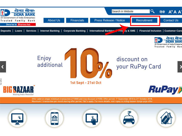 Dena Bank Recruitment 2018 For Rseti Rajnandgaon Careerindia