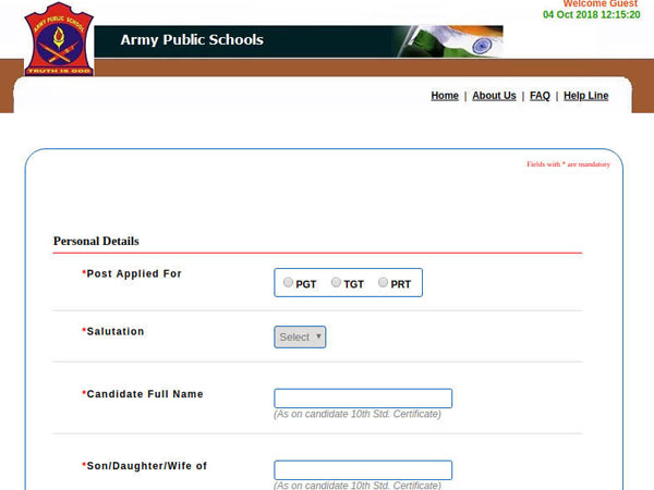 Army Teacher Recruitment 2018