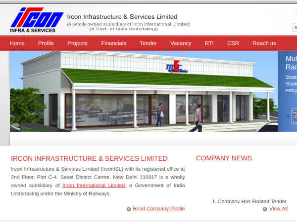 IRCON Recruitment 2018