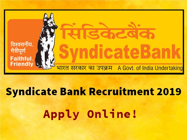 Image result for Apply for various posts in Syndicate Bank