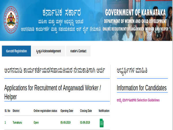 WCD Tumakuru Recruitment: 116 Vacancies WCD Tumakuru Recruitment: 116 Vacancies