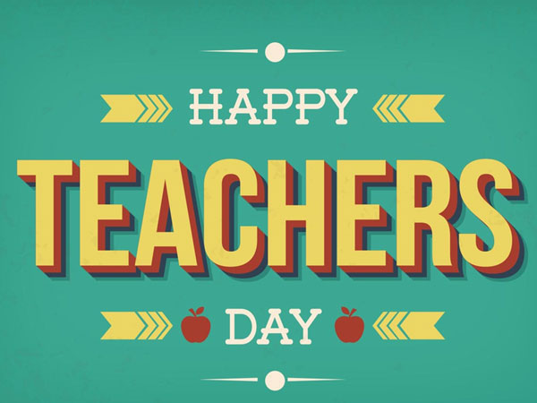 Teachers' Day Card Design