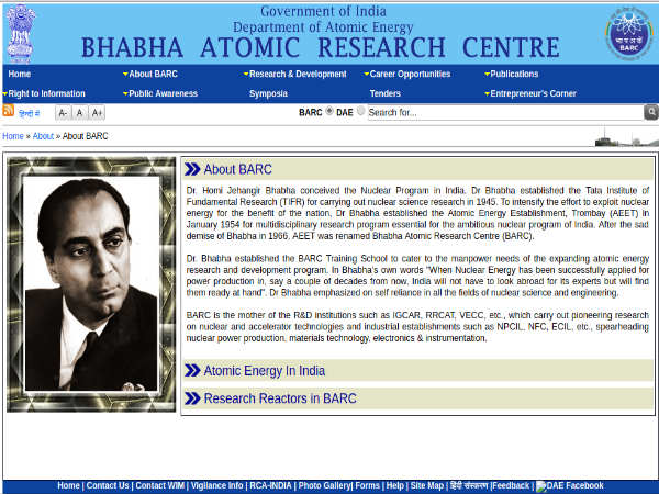 BARC Recruitment For 92 Vacancies BARC Recruitment For 92 Vacancies