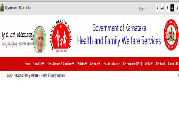 Karnataka Health Department: Doctors Karnataka Health Department: Doctors