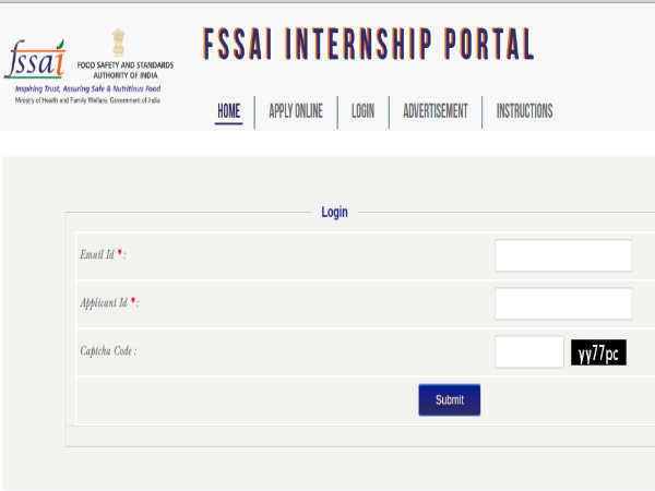 FSSAI Recruitment: Internship Scheme FSSAI Recruitment: Internship Scheme
