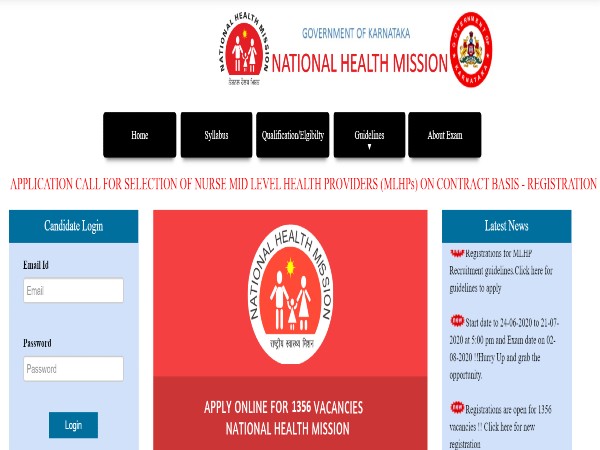 NHM Karnataka Recruitment 2020: MLHPs NHM Karnataka Recruitment 2020: MLHPs