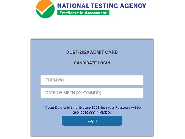 Delhi University Admit Card 2020 Released Delhi University Admit Card 2020 Released
