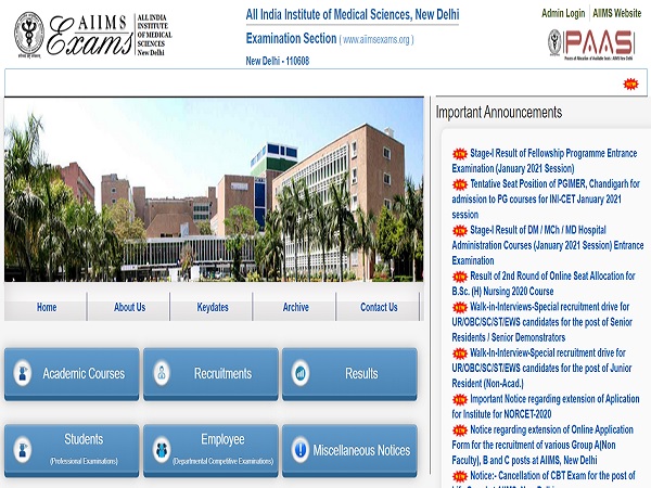 INI CET 2021 Results Details INI CET 2021 Results Details