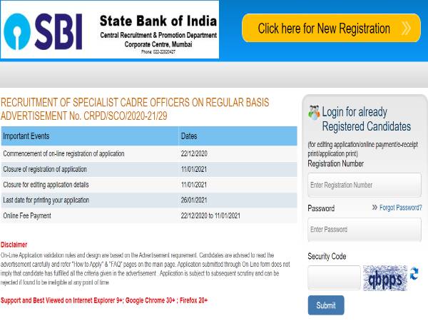 SBI SO Notification 2020 For Dy. Manager, Asst. Manager And Manager Jobs In SBI SO Recruitment 2020 - Vimarsana News