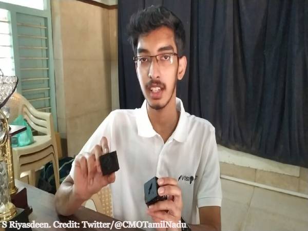 S Riyasdeen: Designed World’s Lightest Satellite