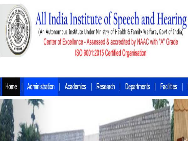 AIISH Recruitment 2021 For Staff Nurse, SO, Accountant And Audit Officer Posts, Apply Offline Before March 30 - Vimarsana News