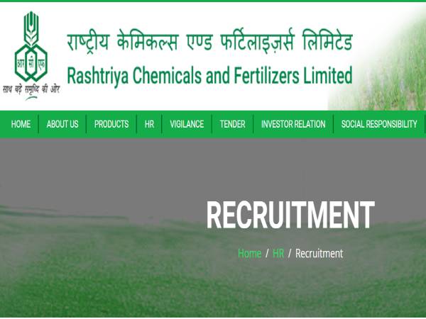RCFL Recruitment 2021 For 24 Manager And Chief Manager Posts, Apply Online Before March 24 - Vimarsana News