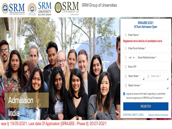 SRMJEEE Result 2021 Declared SRMJEEE Result 2021 Declared