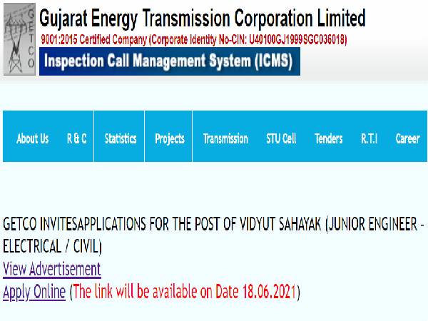 GETCO Recruitment 2021: 352 Junior Engineer posts GETCO Recruitment 2021: 352 Junior Engineer posts