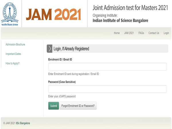 IISc Releases IIT JAM 2021 Admission List IISc Releases IIT JAM 2021 Admission List