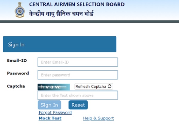 CASB Airmen Admit Card 2021 Released CASB Airmen Admit Card 2021 Released