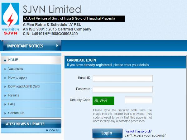 SJVN Recruitment 2021: 64 Field Engineers SJVN Recruitment 2021: 64 Field Engineers