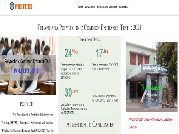 TS POLYCET 2021 Hall Ticket Released TS POLYCET 2021 Hall Ticket Released