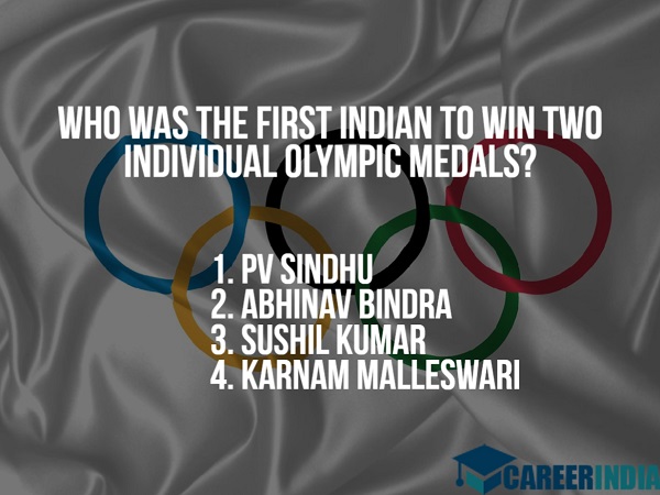 Who was the first Indian to win two individual Olympic Medals?