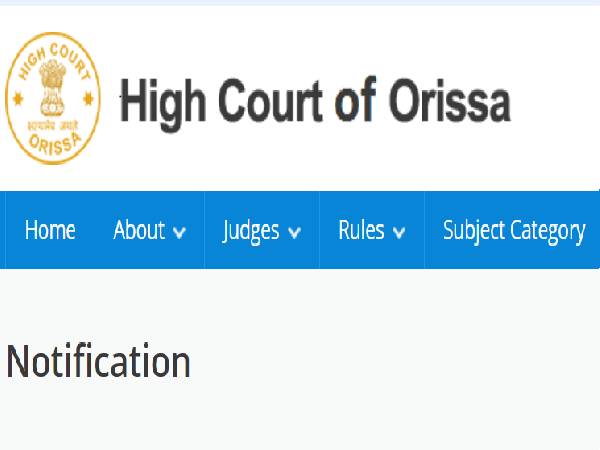 Odisha High Court Recruitment 2021: 29 Jr. Stenos Odisha High Court Recruitment 2021: 29 Jr. Stenos